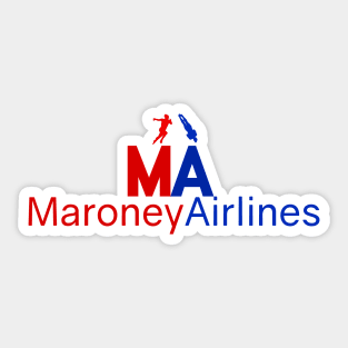 Maroney Airlines - Gymnastics Sticker